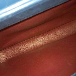 Pre Owned حقيبة شانيل تريندي سي سي جلد أزرق بحجم صغير