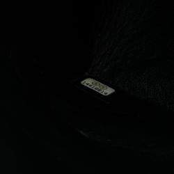 Pre Owned Chanel Blue Maxi Classic Patent Double Flap