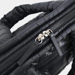 مملوكة مسبقًا حقيبة يد شانيل "كوكون كوكون" بولينغ نايلون أسود 