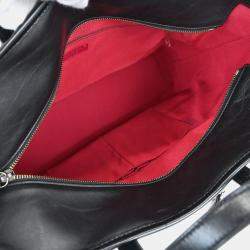 مملوكة مسبقًا Chanel Black Lambskin Calfskin Gabrielle 2way Tote Handbag