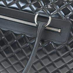 مملوكة مسبقًا حقيبة دفل شانيل جلد براء لامع سوداء