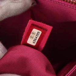 Pre Owned حقيبة يد شانيل بيلوكور جلد عجول وردية