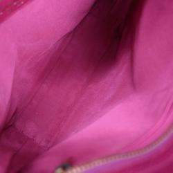 Pre Owned حقيبة يد شانيل بيلوكور جلد عجول وردية