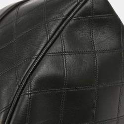 Pre Owned Chanel Black Lambskin Bicolore 2way Handbag