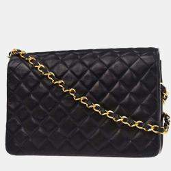 مملوكة مسبقًا Chanel Navy Lambskin Shoulder Bag