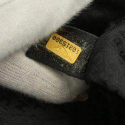 Pre Owned Chanel Black Canvas Chain Print Handbag