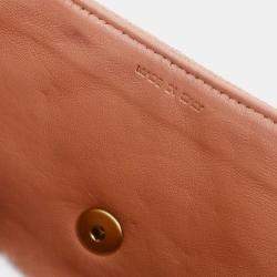 Pre Owned Chanel Pink Calfskin Shoulder Bag