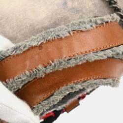 Pre Owned حقيبة يد توت شانيل بريكولاج جرافيتي قماش رمادي