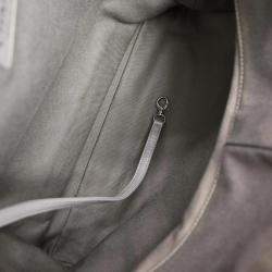 Pre Owned حقيبة يد توت شانيل بريكولاج جرافيتي قماش رمادي