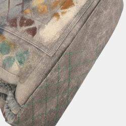 Pre Owned حقيبة يد توت شانيل بريكولاج جرافيتي قماش رمادي