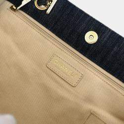 مملوكة مسبقًا حقيبة شانيل طيران ليلي دنيم كحلي