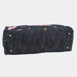 مملوكة مسبقًا حقيبة شانيل طيران ليلي دنيم كحلي