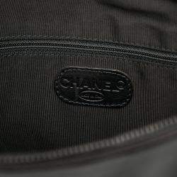 Pre Owned Chanel Black CC Lambskin Tassel Tote