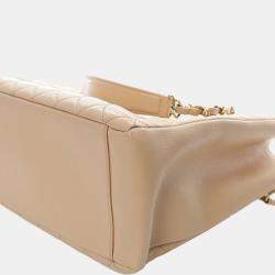 Pre Owned Chanel Brown Caviar Grand Shopping Tote