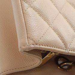 Pre Owned Chanel Brown Caviar Grand Shopping Tote