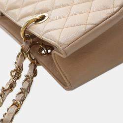 Pre Owned Chanel Brown Caviar Grand Shopping Tote