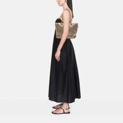 مملوكة مسبقًا Chanel Gold Large Aged Calfskin Cotton Club Tote