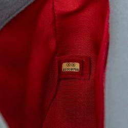 Pre Owned حقيبة شانيل رفرف عينات CC مبطن وسط سالبورغ باريس فيلت