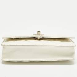 Pre Owned محفظة بسلسلة شانيل تريندي سي سي جلد وردي مبطن