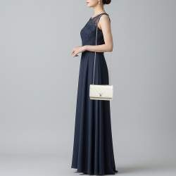 Pre Owned محفظة بسلسلة شانيل تريندي سي سي جلد وردي مبطن