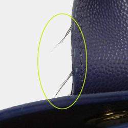 Pre Owned Chanel Handbag/Shoulder Bag  2-Way  Caviar Skin  Deauville  Navy Blue