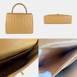 مملوكة مسبقًا Chanel Mademoiselle Handbag In Caviar Leather  Beige And Gold