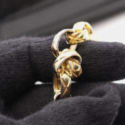 مم لوكة مسبقًا حقيبة كتف شانيل مادوموازيل كوكو مارك جلد الضأن لون أسود