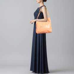 مملوكة مسبقًا حقيبة شانيل 22 جلد رصاصي ميتاليك صغيرة 