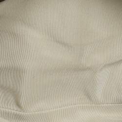 مملوكة مسبقًا حقيبة يد شانيل رمادية ناعمة جلد كافيار سي سي تايملس