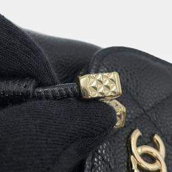 Pre Owned Chanel Matelasse Bucket Bag Black Caviar Leather