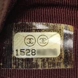 مملوكة مسبقًا محفظة شانييل طويلة جلد مبطن أسود "واي"