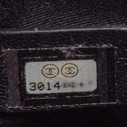 مملوكة مسبقًا Chanel Black Red Tweed and Lambskin Coco Midnight Camera Bag