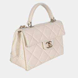 Pre Owned حقيبة شانيل كافيار بيج صغيرة \"تويست ريترو\" ذات يد علوية وغطاء قلاب