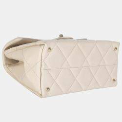 Pre Owned حقيبة شانيل كافيار بيج صغيرة \"تويست ريترو\" ذات يد علوية وغطاء قلاب