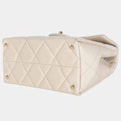 Pre Owned حقيبة شانيل كافيار بيج صغيرة \"تويست ريترو\" ذات يد علوية وغطاء قلاب