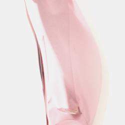 Pre Owned حقيبة شانييل صبي صغير شيفرون لؤلؤي جلد العجل أبيض