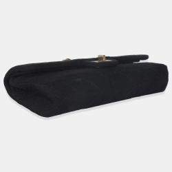 مملوكة مسبقًا Chanel Black Quilted Jersey East West Reissue 2.25