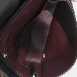 Pre Owned حقيبة شانيل سوداء مبطن جلد خروف وسط كلاسيك دبل رفرف