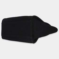 مملوكة مسبقًا Chanel Black Canvas Pearl Medium Deauville Tote