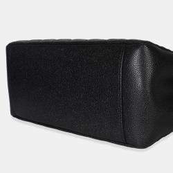 مملوكة مسبقًا Chanel Black Quilted Caviar Grand Shopper Tote