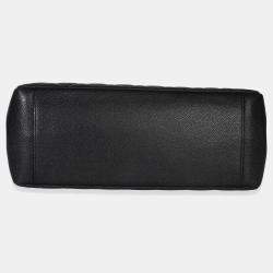 مملوكة مسبقًا Chanel Black Quilted Caviar Grand Shopper Tote