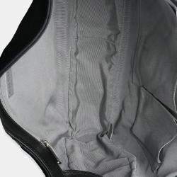 Pre Owned Chanel Black Quilted Washed Lambskin Chain Around Maxi Flap Bag