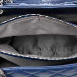 Pre Owned Chanel Blue Caviar Grand Shopping Tote
