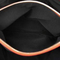 مملوكة مسبقًا Chanel Orange Small Quilted Iridescent Calfskin New Bubble Tote