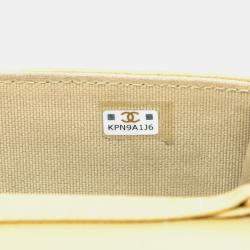 Pre Owned حقيبة حزام شانيل كافيار كلاسيك أخضر سلسلة