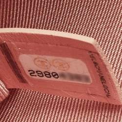 مملوكة مسبقًا Chanel Logo Strap Pink Quilted Leather Belt Bag