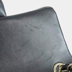 Pre Owned Chanel Black Mini Rectangular Classic Lambskin Single Flap