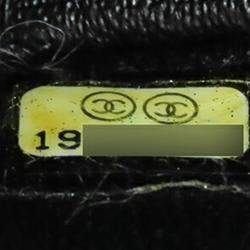 Pre Owned Chanel Black Mini Rectangular Classic Lambskin Single Flap