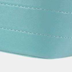 مملوكة مسبقًا Chanel Green Mini Rectangular Chevron Lambskin Single Flap