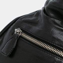 Pre Owned Chanel Black CC Calfskin Dual Twin Chain Handbag